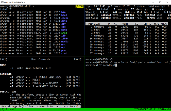 wsl-tmux
